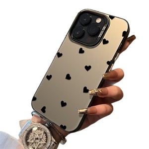 Custodia per Telefono di Lusso Antiurto in TPU IMD a Schermo Intero con Design Love per <span class=keywords><strong>iPhone</strong></span> 15/16/17 Pro Max con Supporto per Telefono - Product Image 5