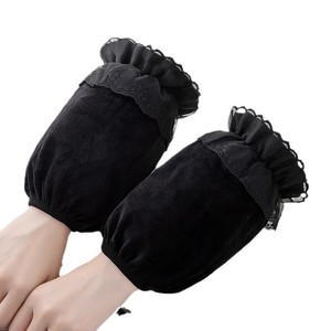 Manches en dentelle, double couche de polaire, résistantes aux taches, pour adultes, étudiants, travail, usage domestique - Product Image 5