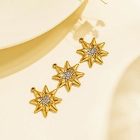 Pendentif tendance en acier inoxydable étanche, style coréen, avec fleur et perle, pour la fabrication de bijoux DIY, cadeau pour femme, usage quotidien