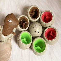 Jouet anti-stress œuf de dinosaure à presser - Dinosaures mignons créatifs en caoutchouc thermoplastique à faire éclore