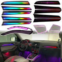 Autowellus - Juego de Luces Ambientales Interiores para Audi A4 B8 B8.5 Q5 2009+, Reemplazo de Molduras, Paneles de Puerta con Diseño de Cielo Estrellado, LED Premium