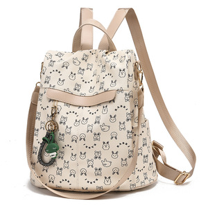 Sac à dos tendance coréen pour femme 2026, en cuir PU souple, polyvalent, avec fermeture éclair, idéal pour les étudiantes - Product Image 2