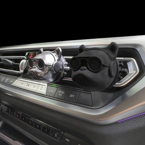 Hiện đại hip-hop nghệ thuật đường phố gắn trên xe con chó đầu bắt nạt Con chó hình dạng internet-nổi tiếng nhựa Vent xe làm mát không khí phụ kiện mới lạ - Product Image 4