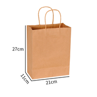 Sacs en papier kraft recyclables de qualité alimentaire avec logo personnalisé Newsense, poignée longue, pour plats à emporter, chaussures, vêtements, fourrures, chaussettes