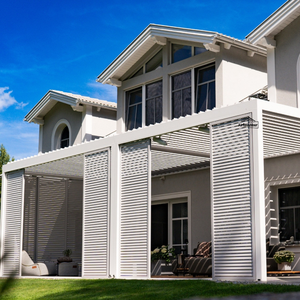 Pérgola Bioclimática de Aluminio con Techo de Láminas, Kits de Pérgola Bioclimática de Aluminio <span class=keywords><strong>Airfun</strong></span> - Product Image 1