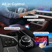 Boîte vidéo intelligente pour voiture, adaptateur sans fil CarPlay, Android Auto, AI Box avec Netflix, YouTube, TikTok, compatible universel, garantie 1 an