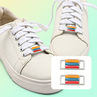 Logo personnalisé coloré gravure Sneaker lacet étiquette vierge divers Dubrae métal charme décorations accessoires