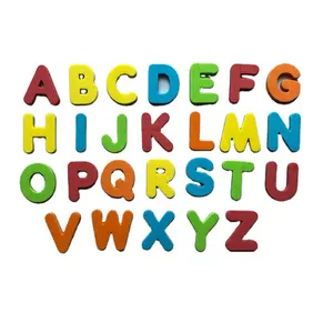 Factory direct selling custom EVA foam magnetic letters and numbers fridge magnets for kids education