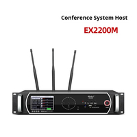 Système de Conférence Sans Fil TEX2200 avec Suivi Vidéo Intégré, Microphone Col de Cygne Directionnel Supercardioïde Multimédia