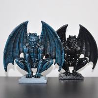 Statues d'Animaux en Résine Artisanale sur le Thème de l'Art Gothique Diable Ange pour la Décoration de Jardin et de Maison Ornements Batman