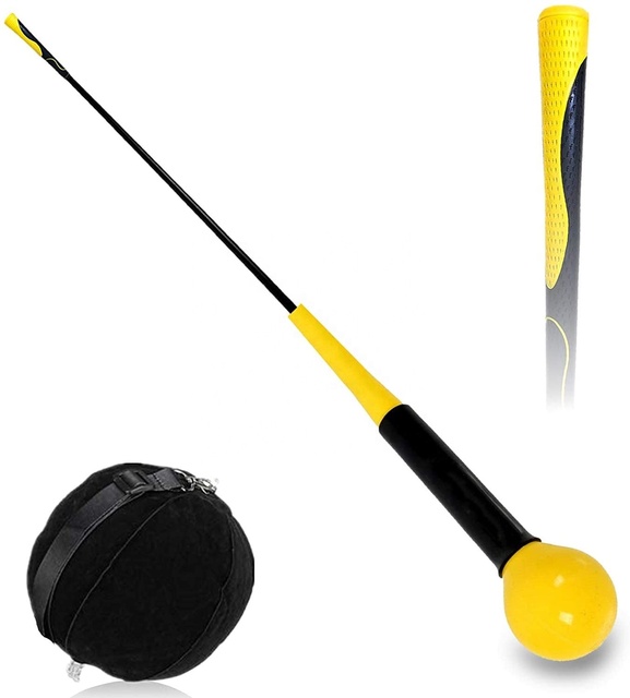 Amrta Hot Sales Golf Swing Trainer Warm-Up Stick Golf Simulator Training Aid Indoor Outdoor Adjustable Practice Durable