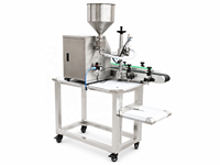 Machine de remplissage automatique à buse unique pour bouteilles de lotion, sauce tomate, beurre de cacahuète, crèmes épaisses et pâtes, flacons en verre
