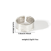 Bague élégante en acier inoxydable plaqué argent 925, forme de serpent réaliste, ajustable, bijou statement pour femme