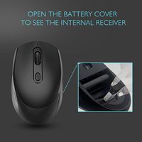 Ratón inalámbrico barato para oficina, silencioso, portátil, 1600DPI, ratón blanco ergonómico vertical, ratón inalámbrico de 2.4ghz