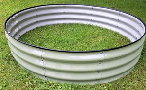 Jardinera Elevada Circular de Acero Galvanizado, Ecológica, Grande, <span class=keywords><strong>para</strong></span> Exteriores, <span class=keywords><strong>para</strong></span> Verduras, Flores, Hierbas, Hogar - Product Image 6