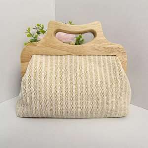 DAQI Cross-border New Fashion Stylish All-match Personalized Shoulder <b>Crossbody</b> <b>Bag</b> <b>Small</b> Square 26*7*22cm Cotton Linen Snap - Product Image 1