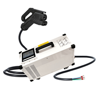 Chargeur rapide portable pour voitures électriques 7/20/30/40 kW, CCS2, utilisation domestique, CCS GBT, chargeur rapide DC pour véhicules électriques, station de charge pour véhicules électriques, écran LCD 4,3 pouces