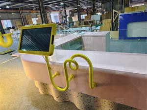 Dolci moderni mobili Boutique latte Boba Tea Mall chiosco bancone Bar personalizzato Bubble Tea <span class=keywords><strong>Shop</strong></span> Interior Design - Product Image 5