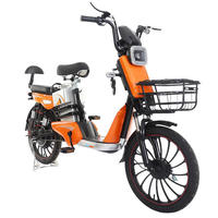 Vélo électrique urbain 500W 48V 16 pouces avec moteur sans balais, capteur électronique et batterie au plomb pour adultes – Idéal pour le transport urbain (vente en gros)