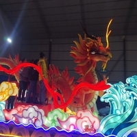 Fournitures de défilé professionnelles pour dragon chinois, défilé de carnaval personnalisé