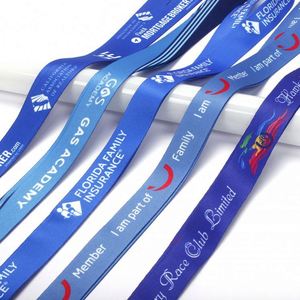 Custom Printed Polyester Personalized Breakaway Thermal Transfer Printing Hook Keychain Lanyards with Logo - Product Image 3