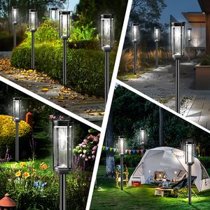 Năng lượng mặt trời đèn ngoài trời Pathway không thấm nước Pathway đèn bên ngoài năng lượng mặt trời Powered lâu dài năng lượng mặt trời Vườn lối đi đèn cảnh quan - Product Image 6