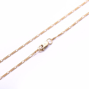 Gp Chúng Tôi Figaro Chuỗi Vòng Đeo Tay Vòng Cổ 3 + 1 Liên Kết Chuỗi Mỏng Xếp Chồng Lên Nhau Lớp 14K Vàng Đầy Đồ Trang Sức Vĩnh Viễn Chuỗi Bán Buôn - Product Image 6