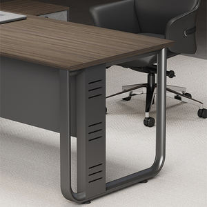 टिकाऊ गुणवत्ता घर कार्यालय फर्नीचर एकल व्यक्ति <span class=keywords><strong>mfc</strong></span> कार्यालय कंप्यूटर टेबल धातु पैरों के लिए सरल कार्यालय तालिका - Product Image 5