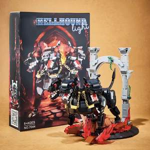 Modèle de poisson d'horreur bioluminescent - Construction mécanique articulée, pièce décorative phosphorescente pour les fans d'art étrange - Product Image 5