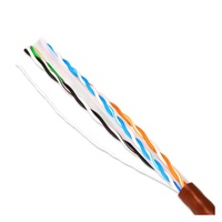Cable de red Premium CCA 23awg UTP Cat 6 Cable Ethernet de 305m para uso en interiores y exteriores pasa la prueba Cables de comunicación puros
