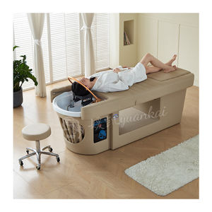 호텔용 럭셔리 전동 수치료 마사지 베드, 높이 조절 기능, 모던 디자인, 헤드 스파 및 풋 스파 겸용 - Product Image 3