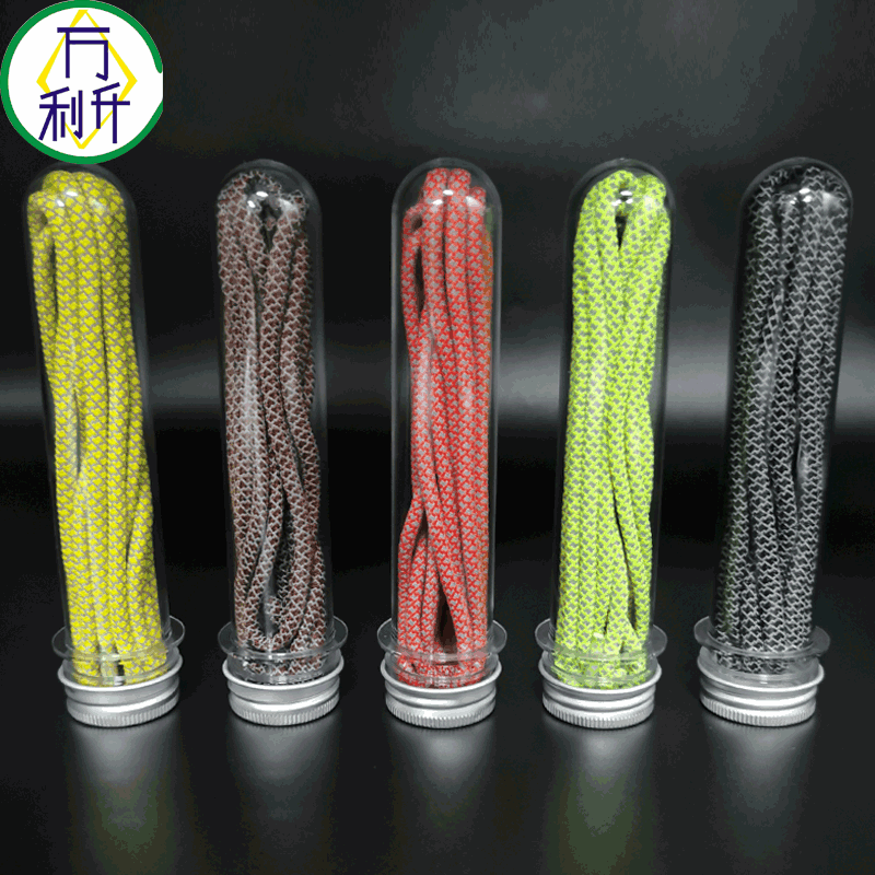 Оптовая продажа, светоотражающие круглые шнурки yeezy 350 из полиэстера с пластиковой трубкой