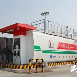 High standard mobile petrol diesel filling container tank fuel station