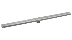 Grille de drainage linéaire adhésive pour salle de bain, en acier inoxydable 304, profil bas, personnalisable, de 2-15/16 pouces - Product Image 3