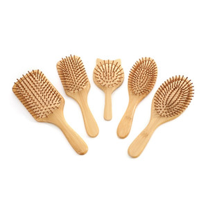 Cepillo de pelo de bambú natural personalizado al por mayor cepillo de Paleta portátil <span class=keywords><strong>para</strong></span> masaje del cuero cabelludo - Product Image 2