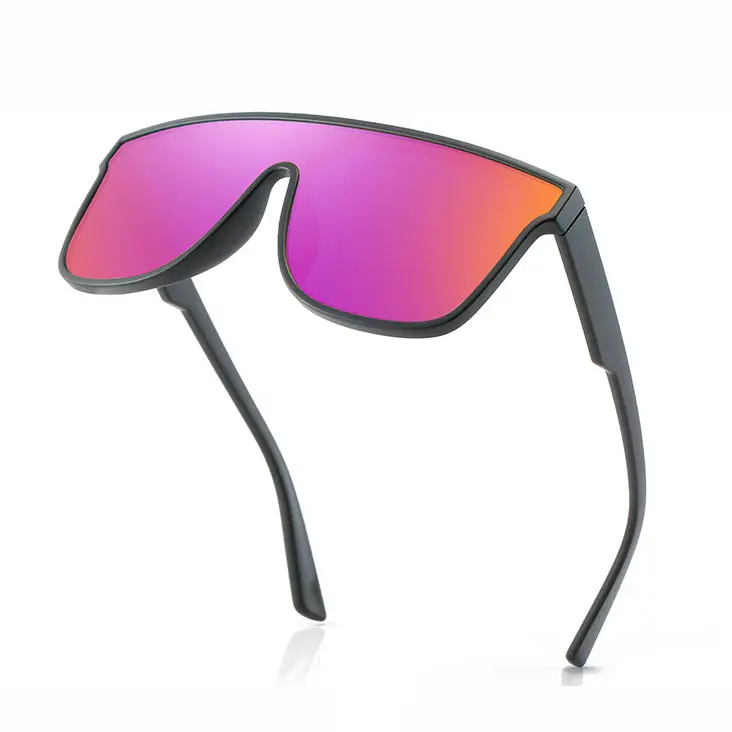 새로운 패션 통합 편광 선글라스 남성 여성 스포츠 스타일 야외 여행 선글라스 경량 프레임 UV400 안경