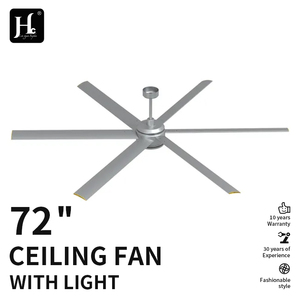 Ventilador de Techo Industrial de Aluminio de 72/88 Pulgadas con 6 Aspas y Control Remoto - Product Image 2