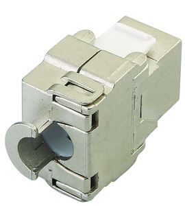 Acoplador Keystone Jack RJ45-RJ45 sin herramientas UTP de 8 pines LE CAT5E con corriente nominal de 16A - Product Image 6
