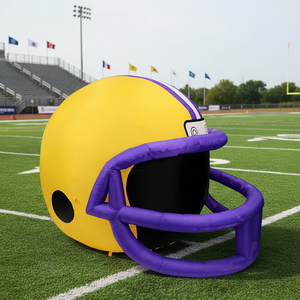 <span class=keywords><strong>Casque</strong></span> de <span class=keywords><strong>football</strong></span> américain gonflable personnalisé, prix d'usine, décoration de <span class=keywords><strong>casque</strong></span> gonflable, publicité pour les événements sportifs - Product Image 1