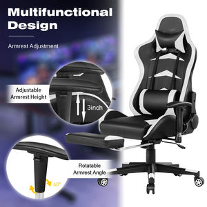 <span class=keywords><strong>Silla</strong></span> de Juego AJUNION, Venta al por Mayor de Fábrica, Logotipo Personalizado, <span class=keywords><strong>Silla</strong></span> de Oficina Ergonómica, Altura Ajustable, <span class=keywords><strong>Silla</strong></span> de Carreras con Masaje para Adultos - Product Image 3