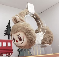 POPMART série chaude LABUBUBUBU cache-oreilles en peluche chaud mode cadeaux décoratifs Surprise