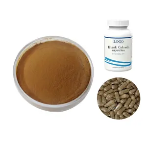 ODM OEM Suministro de fábrica Black Cohosh Extract polvo Black cohosh cápsula