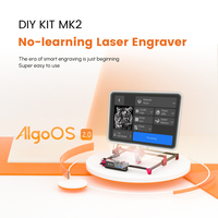 Kit de gravure laser Algolaser DIY MK2 10W, machine de gravure laser, découpeuse laser, outil de gravure et de découpe laser pour bois, métal, aluminium, verre, cuir