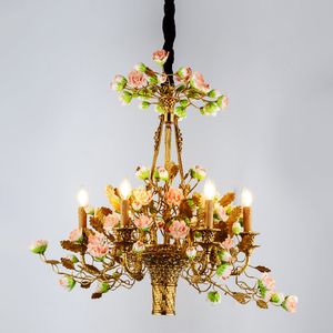 Project Lighting <strong>Large</strong> Classical Italian Fashion Brass Chandelier Surface Mounted Round Modern LED <strong>Ceiling</strong> <strong>Lamp</strong> - Product Image 4