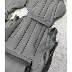 Full Set Waterproof Seat Cover <strong>White</strong> Nappa <strong>Leather</strong> Original Customized Seat Cover for bmw - Product Image 4
