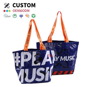 Bolsas de compras de polipropileno laminado reutilizable personalizadas - Product Image 1