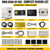 QSO 51.2V Boîtier vide DIY MB56 pour batterie lithium LiFePO4 32Kwh 32 64 Kwh 64Kwh 16S 300A JK BMS MB 56 48V 560AH 628Ah