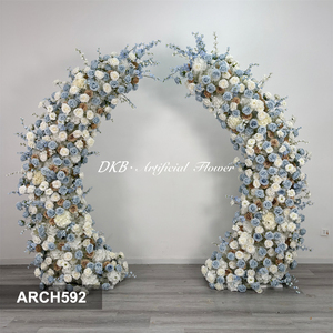 DKB - Arco de Flores Artificiales de Seda para Decoración de Bodas, 7-8 pies, para Ceremonias, Eventos y Fiestas - Product Image 2