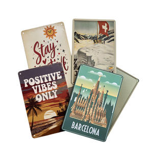 Custom Design 40x30cm 30x20cm segno Vintage in metallo retrò Poster in metallo segni personalizzati di latta per la decorazione - Product Image 1