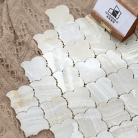 Magnifique design contemporain de cuisine et de salle de bain, motif floral en jet d'eau, mosaïque de marbre chinois, parquet décoratif